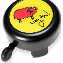 RFR Fahrradklingel BUDDYS Sheep Black N Yellow