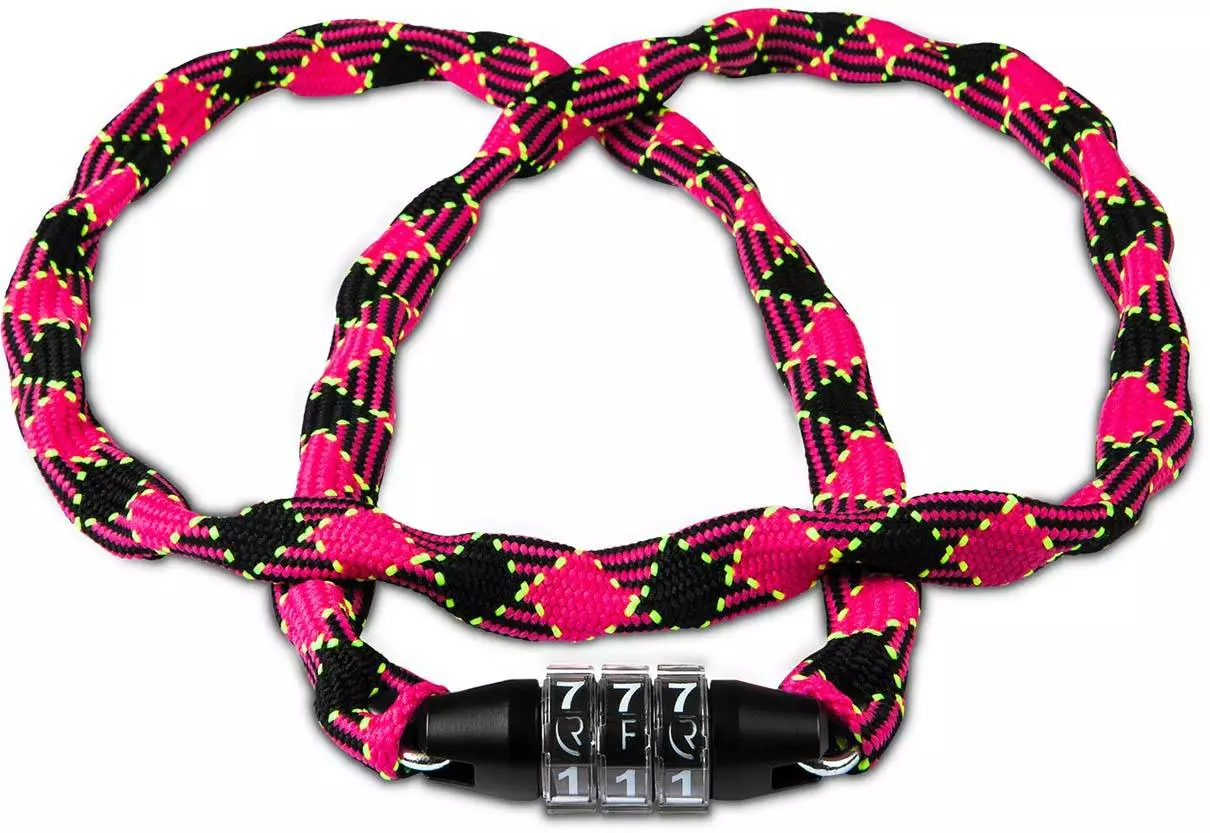 RFR Zahlenkettenschloss Style CMPT Neon Pink N Black