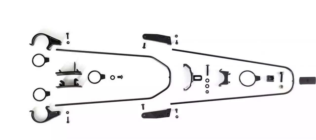 ACID Schutzblechset MTB 60 Mit Streben Black – Bild 5