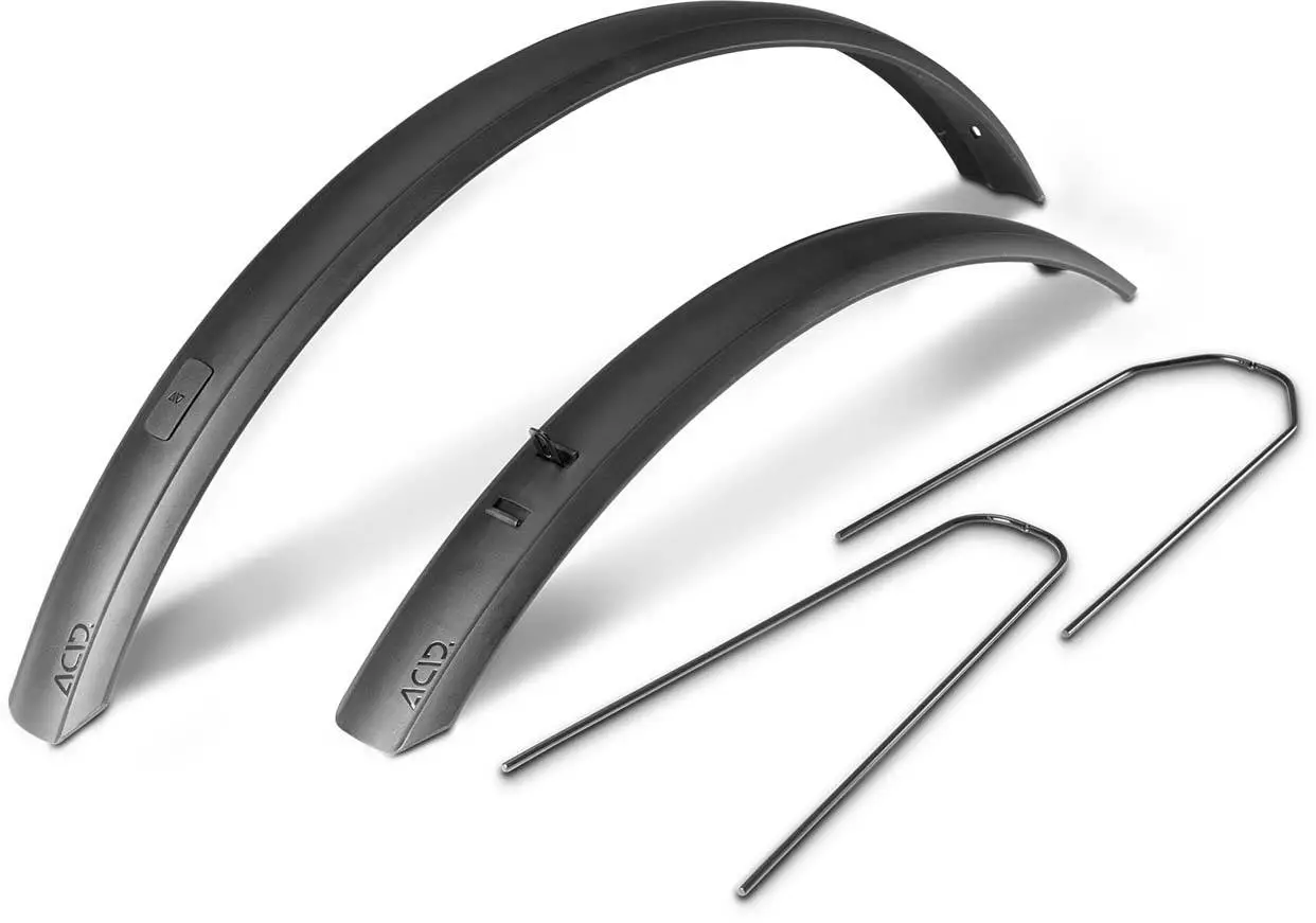 ACID Schutzblechset TREKKING 45 Mit Streben Black