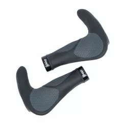 Chirp Touring Deluxe Gel Griffe Mit BarEnd | Schwarz Grau