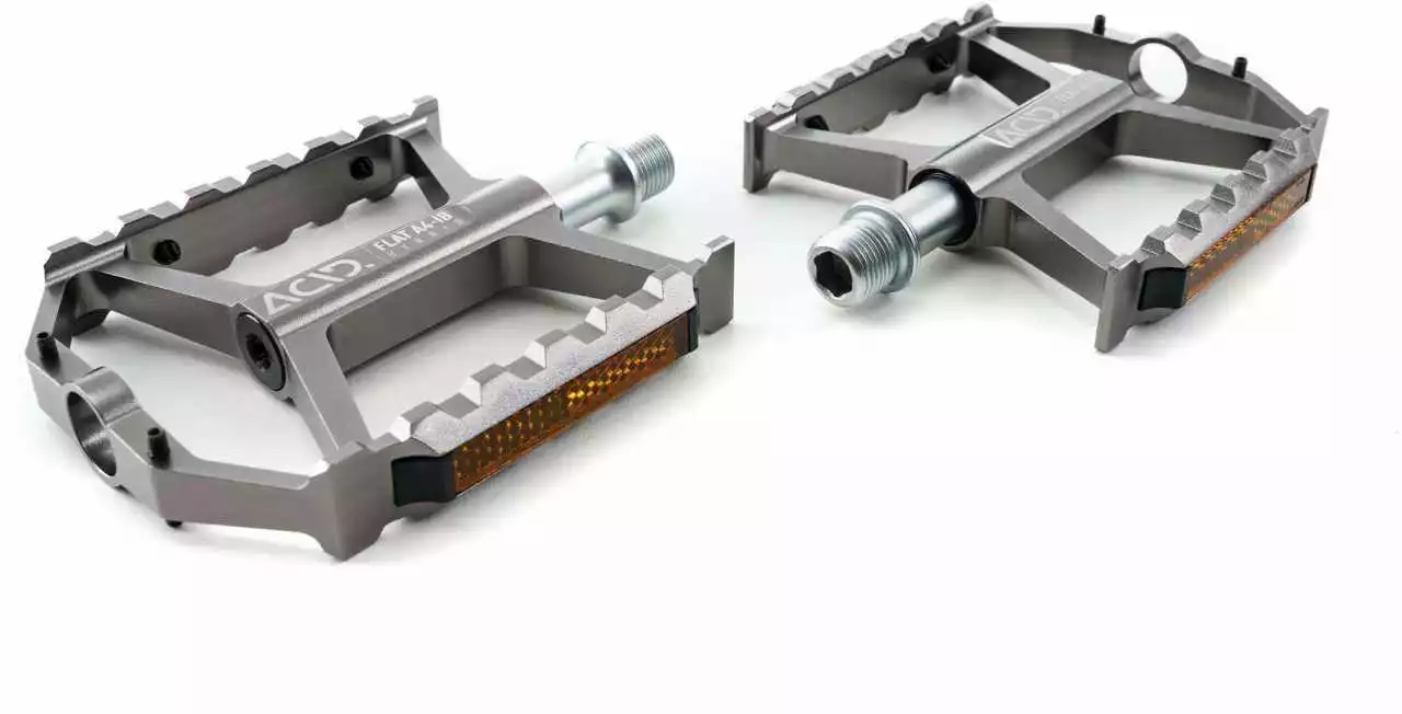 ACID Pedale FLAT A4-IB HYBRID - Grey – Bild 3