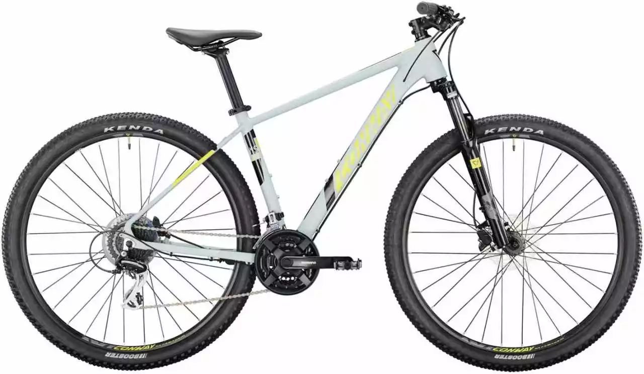 Conway MS 4.9 Lightgrey Matt / Acid Metallic Hardtail Mountainbike