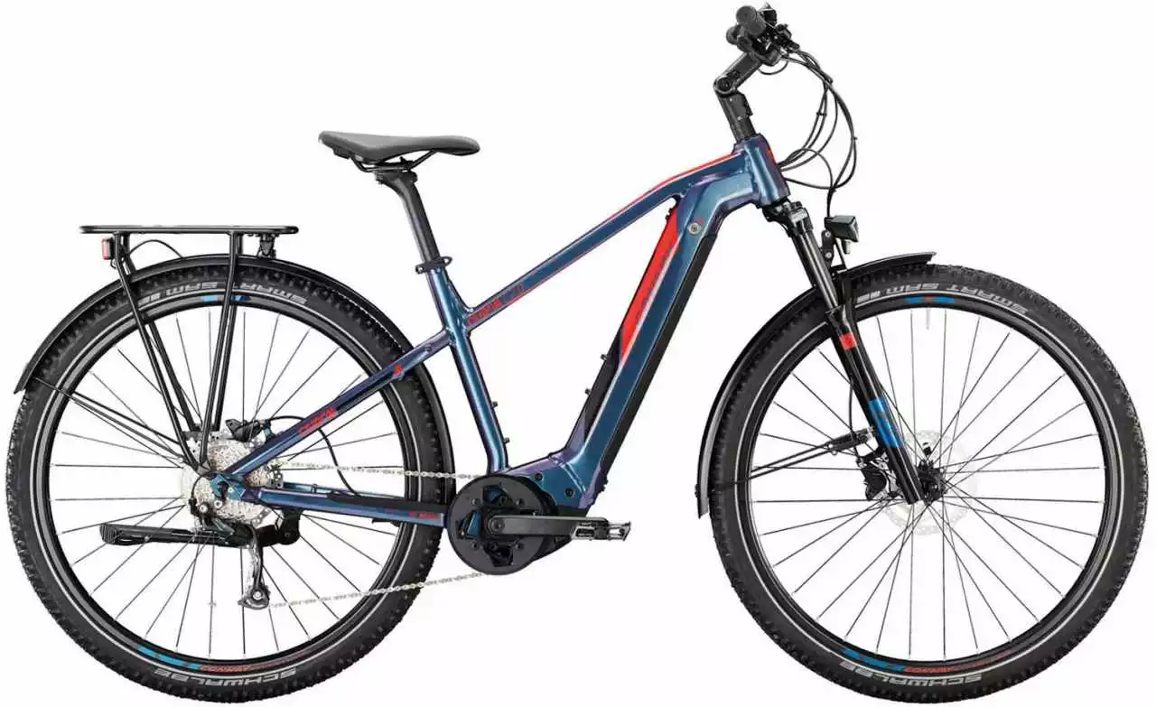 Conway Cairon C 2.0 625 Darkpetrol Metallic / Red E-Bike Hardtail Mountainbike