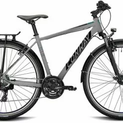 Conway TS 3.0 Light Grey Matt / Moos Metallic Trekkingrad Herren