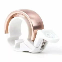 Knog Glocke Oi Small White/brass | Lenkerdurchmesser: 22,2 Mm