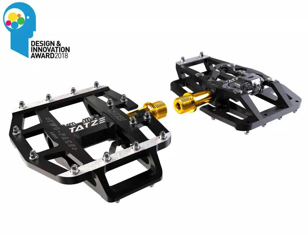 TATZE TWO-FACE Ti Pedale Mit Titanachse